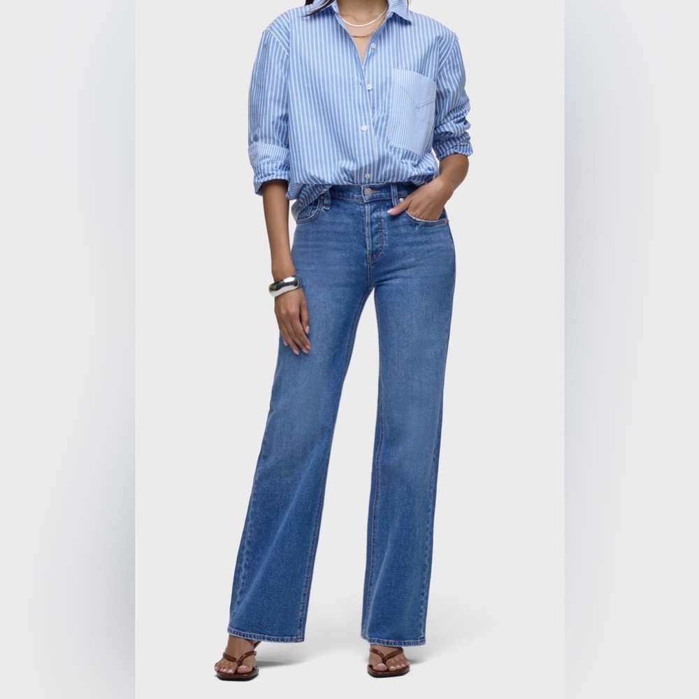 NWT Hudson Rosie High Rise Wide Leg Jeans – Size 28